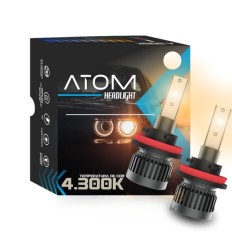 Lâmpada de Led H7 Amarelo 4300K/3700L– ATOM M7