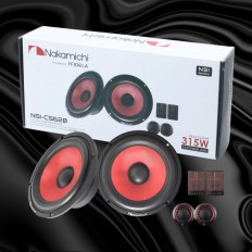 Kit Duas Vias 6.5" 500 Watts 3 OHMS (PAR) – Nakamichi