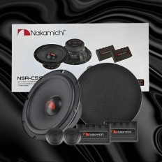 Kit Duas Vias 6.5" 920 Watts 4 OHMS (PAR) – Nakamichi