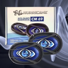 Alto Falante 6x9" Quadriaxial 180W (PAR) - Hurricane 