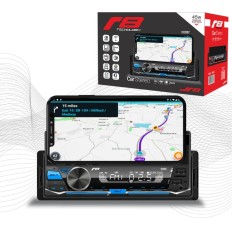 Rádio Automotivo MP3 Bluetooth com Suporte para Celular - R8