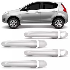 Capa Maçaneta Cromo Palio/Siena/Idea/Mobi 4p*