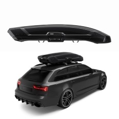Caixa Bagageiro 430L Preta - Thule L Black Metalic 