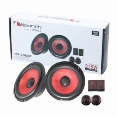 Kit Duas Vias 6.5" 500 Watts 3 OHMS (PAR) – Nakamichi