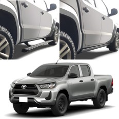 Estribo Elétrico Hilux 2016 até 2026 Cabine Dupla - JR8