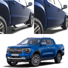 Estribo Elétrico Ford Ranger 2024 até 2026 Cabine Dupla - JR8
