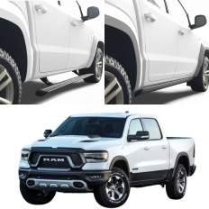 Estribo Elétrico Ram 1500 2020 até 2026 Cabine Dupla - JR8