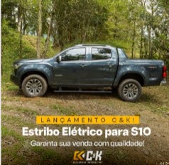 Estribo Elétrico S10 2012 até 2026 Cabine Dupla - C&K