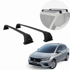 Rack de Alumínio Preto 60kg com Chave City Hatch 2022 até 2026 - Kiussi 