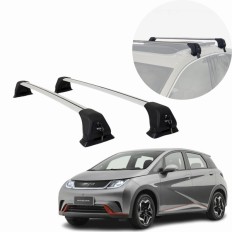 Rack de Alumínio Prata 60kg com chave BYD Dolphin 2023 até 2026 - Kiussi 