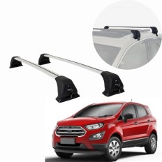 Rack de Alumínio Prata 60kg com chave Ecosport PCD 2013 até 2021 - Kiussi 
