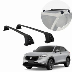 Rack de Alumínio Preto 60kg com chave HRV 2023 até 2026 - Kiussi 