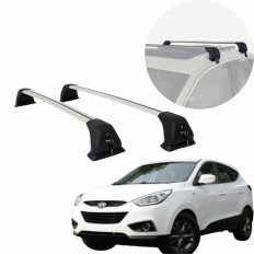 Rack de Alumínio Prata 60kg com Chave IX35 (Teto liso) - Kiussi 