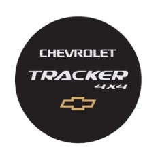 Capa p/ estepe - lona - mod 01- Tracker C/CADEADO