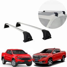 Rack de Alumínio Prata 60kg com chave Toro e Rampage - Kiussi 