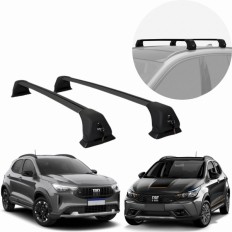 Rack de Alumínio Preto 45kg com chave Pulse e Argo Trekking  - Kiussi 