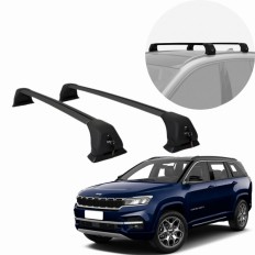 Rack de Alumínio Preto 60kg com chave Commander 2016 até 2026 - Kiussi 