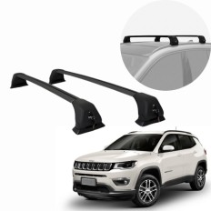 Rack de Alumínio Preto 60kg com chave Compass 2016 até 2021 - Kiussi 