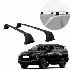 Rack de Alumínio Preto 60kg com chave Pajero Sport 2019 até 2026 - Kiussi 