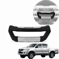 Bumper frontal (Preto/Prata) Hilux 2012 até 2015 - Dfender