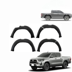 Alargador de Paralamas Hilux 2021 até 2026 Cabine Dupla  - Dfender