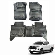 Tapete Bandeja Borda Alta  Hilux 2016 até 2026 Cabine Dupla - C&K