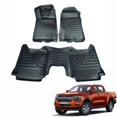 Tapete Bandeja Borda Alta  Ranger 2024 até 2026 Cabine Dupla  - C&K