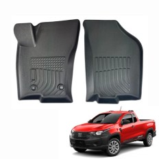 Tapete Bandeja Borda Alta  Strada 2021 até 2026 Cabine Simples - C&K