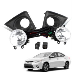 Farol Auxiliar Corolla 2014 até 2017 (Mod Original com Moldura Cromada) - ShockLight