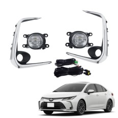 Farol Auxiliar Corolla 2020 até 2026 (Mod Original com Moldura Cromada) - ShockLight