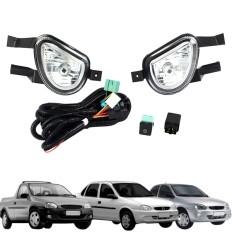 Kit Farol Auxiliar Corsa 00/02, Pick Up 00/02 e Classic 03/10 (Modelo Original) - ShockLight 