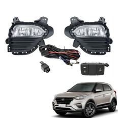 Farol Auxiliar Creta 2017 até 2019 (Mod Original com Moldura Preta) - ShockLight