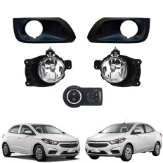 Farol Auxiliar Onix e Prisma 2018 até 2019 (Mod Original com Moldura) - ShockLight