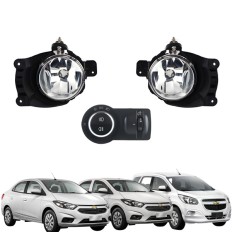 Farol Auxiliar Onix, Prisma e Spin 2018 a 2019 (Mod Original SEM Moldura) - ShockLight