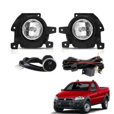 Farol Auxiliar Strada Working 2014 até 2020 (Mod Original com botão universal) - ShockLight