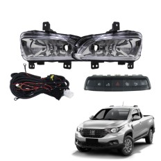 Farol Auxiliar Strada Freedom 2020 até 2026 (Mod Original com Desembaçador Traseiro) - ShockLight