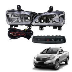 Farol Auxiliar Strada Freedom 2020 até 2026 (Mod Original SEM desembaçador traseiro) - ShockLight