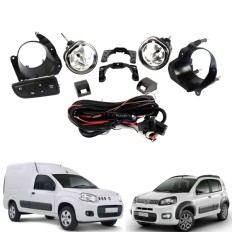 Farol Auxiliar Novo Uno Way 2010 até 2017 e Fiorino 2014 (Mod Original) - ShockLight