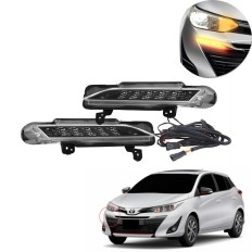 Farol Auxiliar Yaris 2018 até 2021 (Mod Original Led DRL + Pisca) - ShockLight