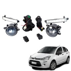 Farol Auxiliar Citroën C3 2013 até 2022 (Mod Original com DRL) - ShockLight