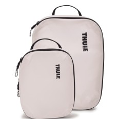 Conjunto de Necessaires de Compressão Cube Set (Tam. Médio e Pequeno / Branco) - Thule Compression 