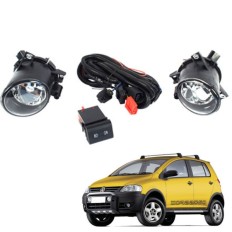 Farol Auxiliar Fox / CrossFox 2003 até 2009 (Botão Similar Original) - ShockLight