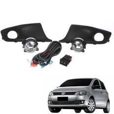 Farol Auxiliar Fox / SpaceFox 2010 até 2013 (Com Grade Botão Similar Original) - ShockLight