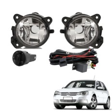 Farol Auxiliar Golf 2008 até 2010 (Botão Redondo Longo Mod Original) - ShockLight
