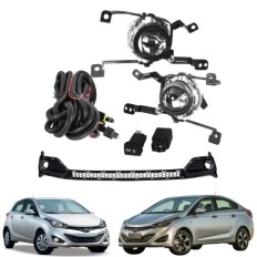 Farol Auxiliar HB20 / HB20S 2016 até 2019 (Grade Mod. Original Importada Botão Trip) - ShockLight