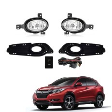 Farol Auxiliar HR-V 2015 até 2018 (Moldura Preta Botão Mod Original) - ShockLight