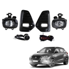 Farol Auxiliar Kicks 2021/2025 FULL LED (Grade Black Piano Botão Touch) - ShockLight