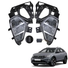 Farol Auxiliar Nivus 2021/2024 LED (Botão Mod Original + Módulo) - ShockLight