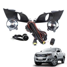 Farol Auxiliar Ranger 2016 até 2019 (Moldura Preta / Botão Mod Universal Touch) - ShockLight