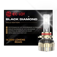 Lâmpada Led Branca H7 Black Diamond Gold 6500K/14.000L com Canceller – CC-LOT JR8